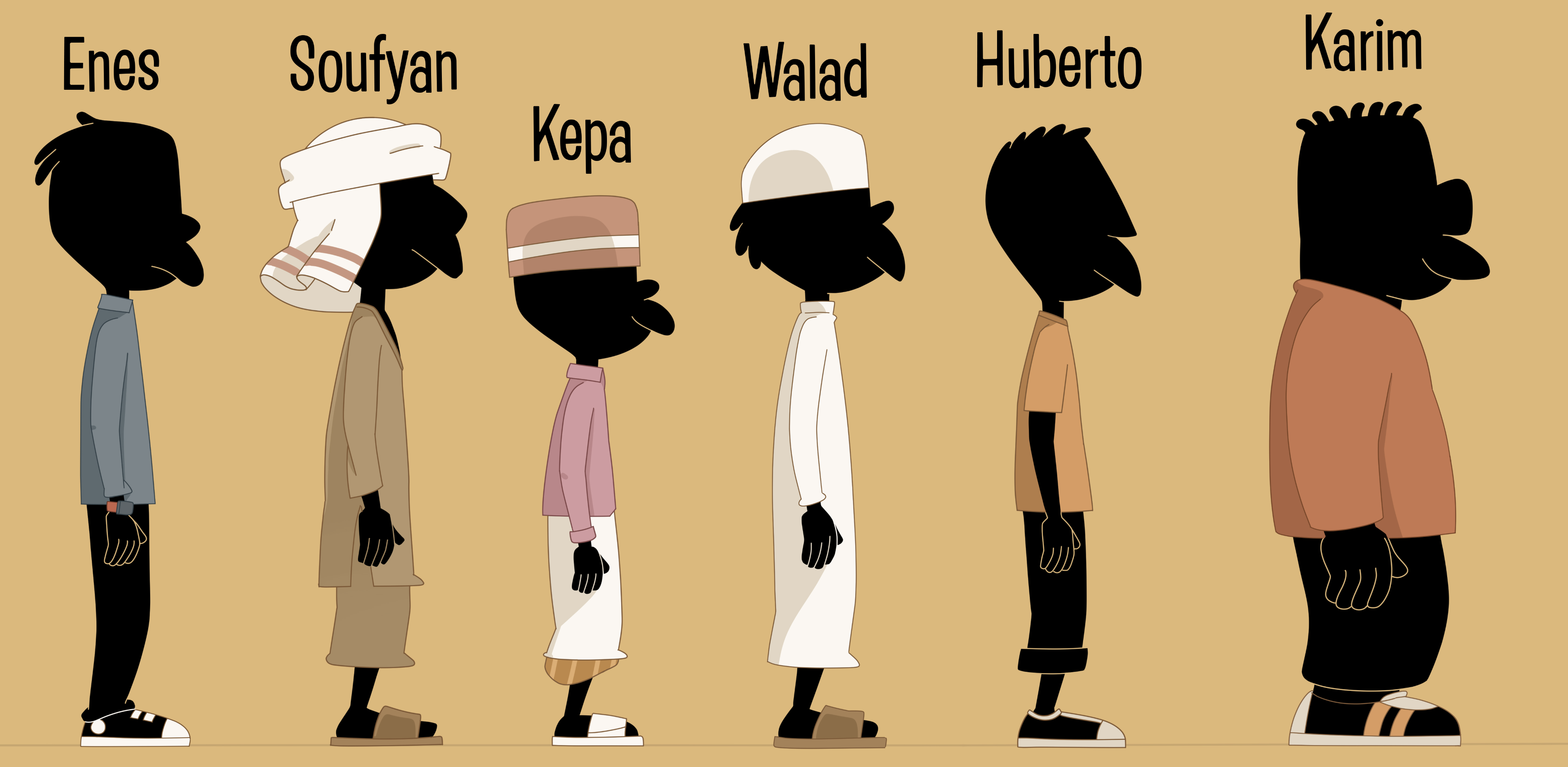 The characters