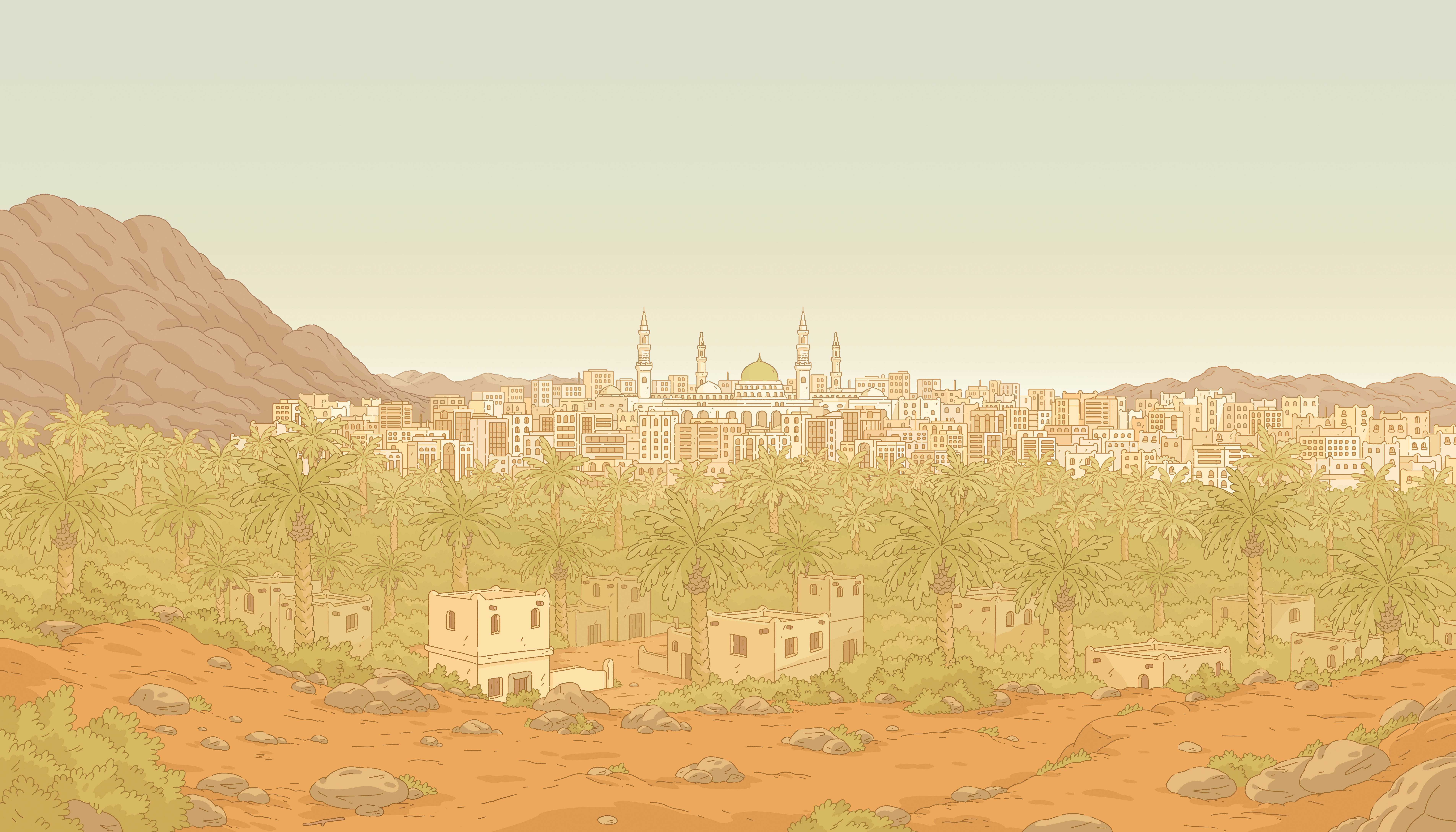 The landscapes of Madinah